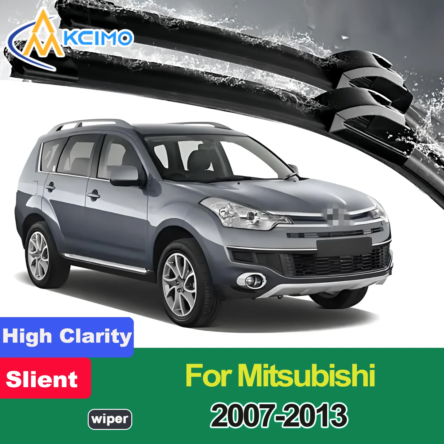 

2PCS New Front Windshield Wiper Blade for Mitsubishi Outlander CW/ZG/ZH 2007-2013 Peugeot 4007 Citroën C-Crosser Front Brushes