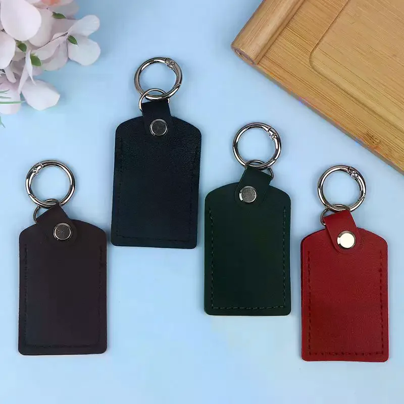 Leather Bag Case For Chameleon Ultra Accessories NFC Smart Access Card Sleeve Case Genuine Leather Keychain IC Card Bag