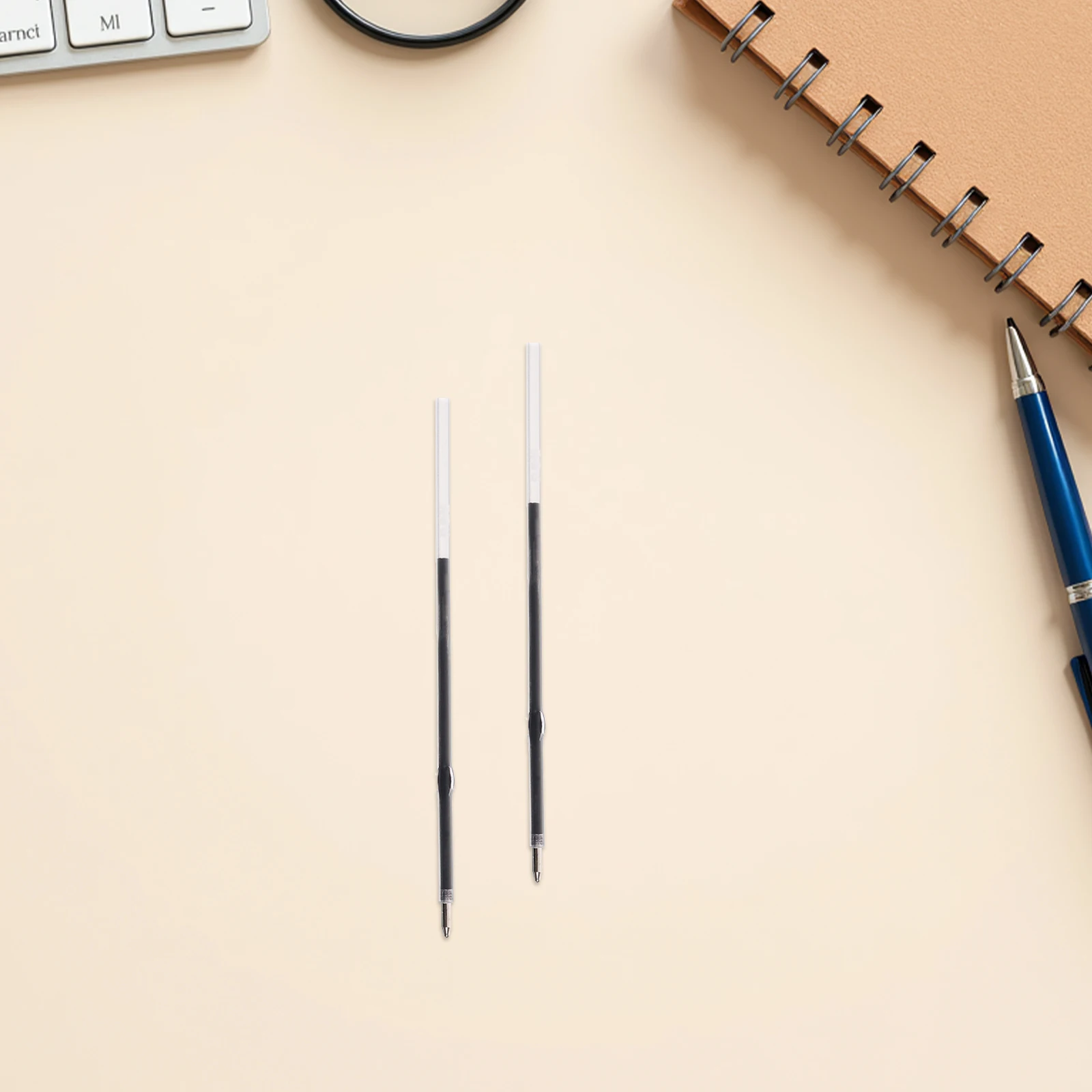 

500pcs Ballpoint Pen Refills 0.7Mm Black Ink Replaceable For Office School Writing Supplies Refillable Pen Refills Click Pens