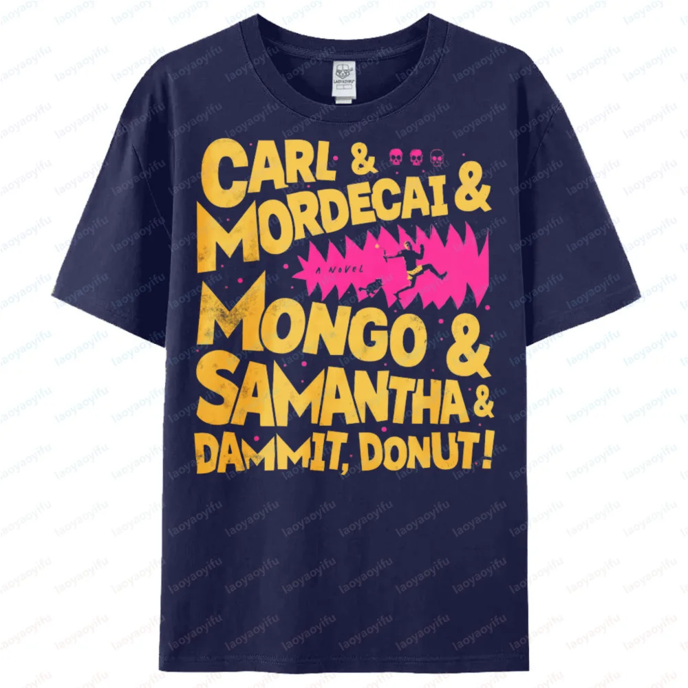 Pink Silhouette Dungeon Crawler Carl Character Graphic Tee Goddammit Donut Book Love Unisex Casual LitRPG Fan Short Sleeve Shirt