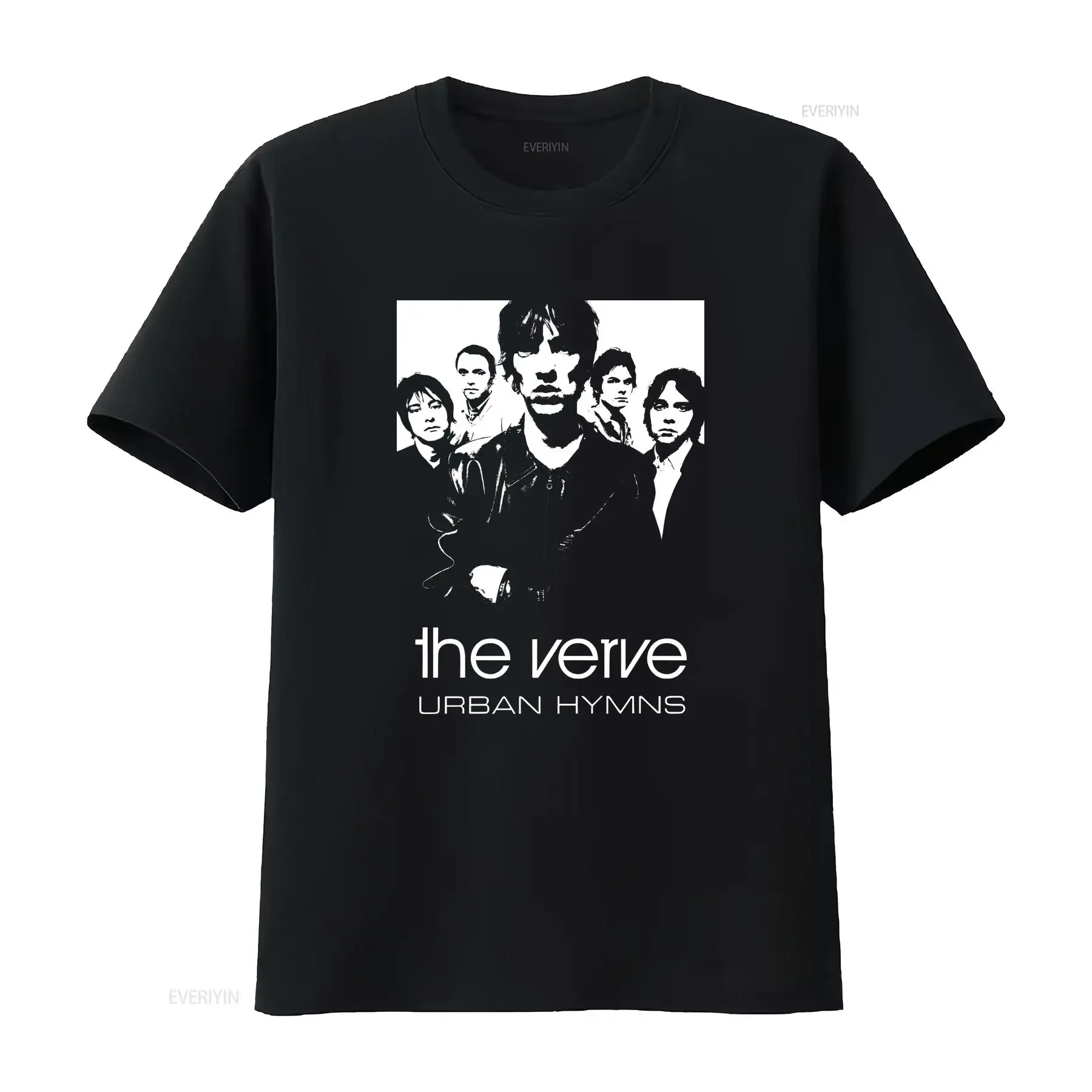 

Новая классическая футболка The Verve Urban Hymns Rock Alternative England Band S 2XL, винтажная стираная дизайнерская одежда, слегка мягкая