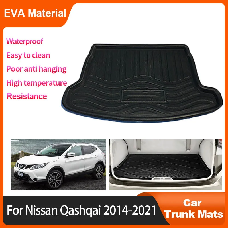 

Auto Trunk Mat For Nissan Qashqai J11 Rogue Sport 2014-2021 2019 2018 2017 Car Rear Cargo Liner Waterproof Protector Storage Pad