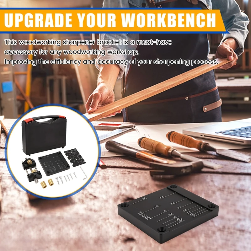 PORK-регулируемый направляющий инструмент для металла, дерева, долото, абразивная точилка с фиксированным углом, набор для 5/32-3 дюймов Chis