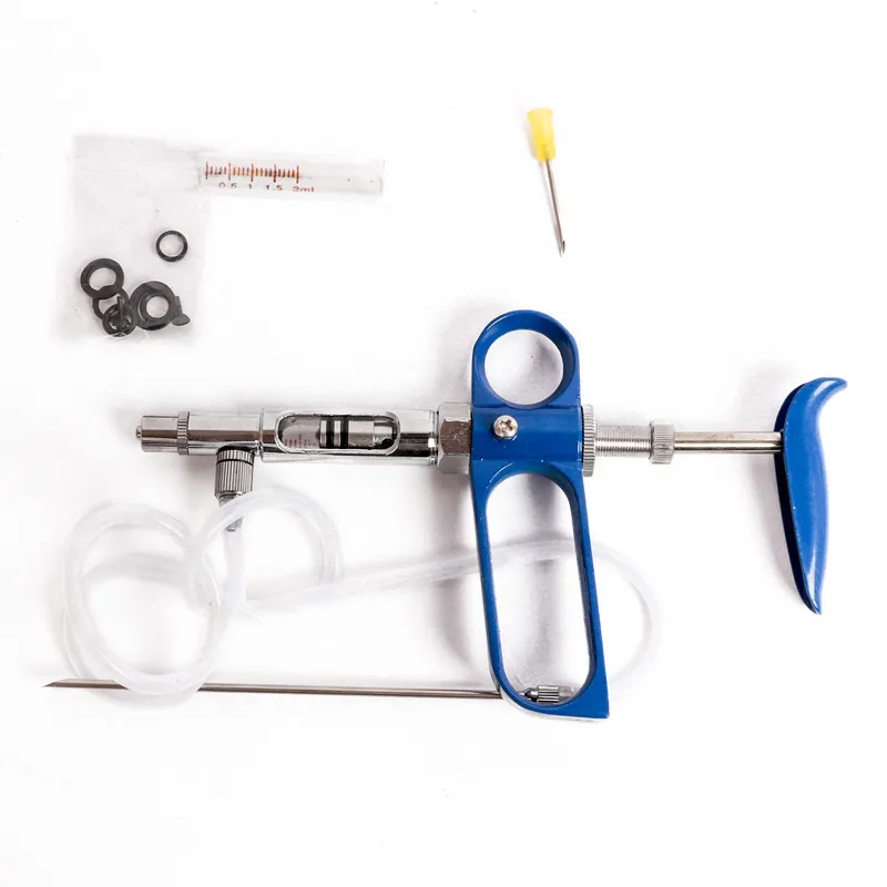 2ml Chicken Continuous Syringe Automatic Dosing Loach Tool Goose Injection Duck Poultry Farm Automatic Vaccine NEW Syriges