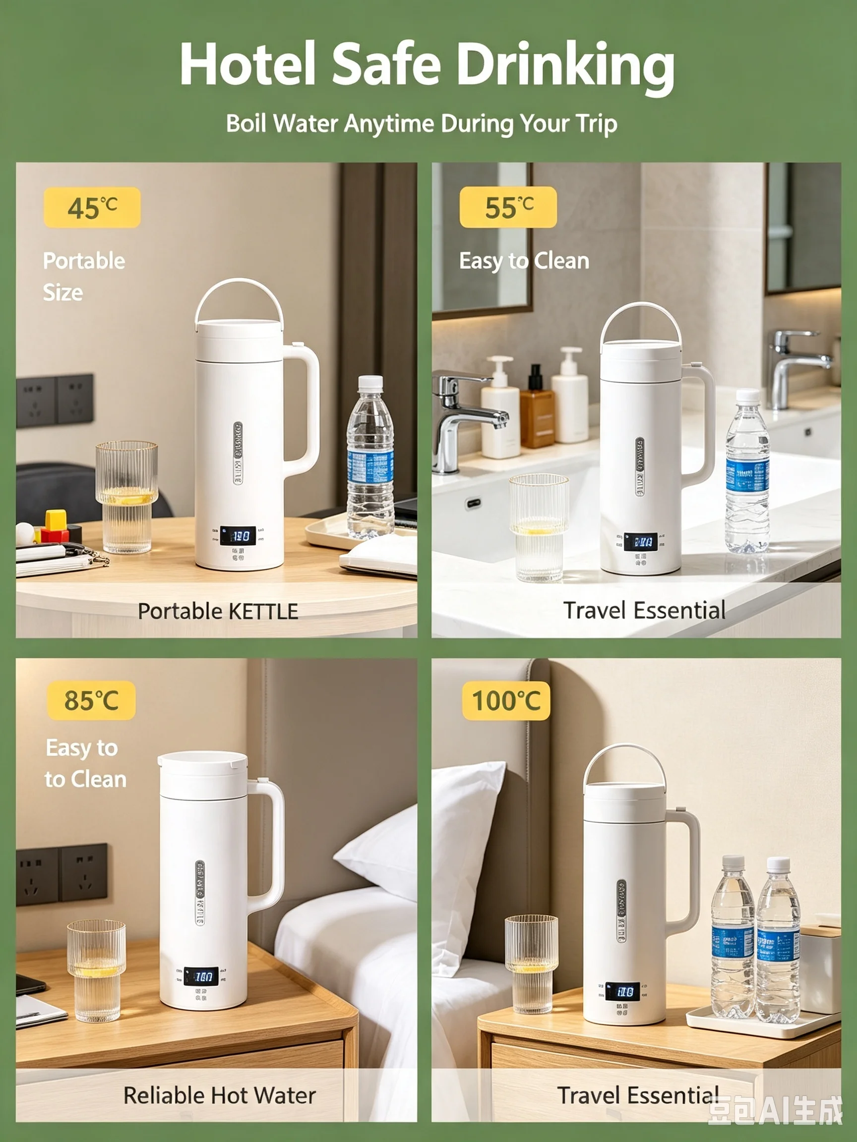 Portable Travel Electric Kettl - Portable Travel Kettle 评论和价格
