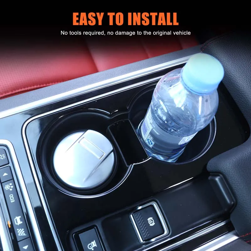 Cup Holder Divider Hidden Storage Box Center Console Drink Cup Slot Tray Car Storage Supplies For Jaguar XF XFL X260 2017