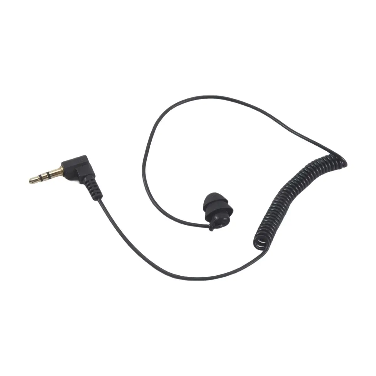 Improved3.5mm Spring Earphones Single Side Headphones Earbuds Wired Headset for Mobile Phone MP3 Computer