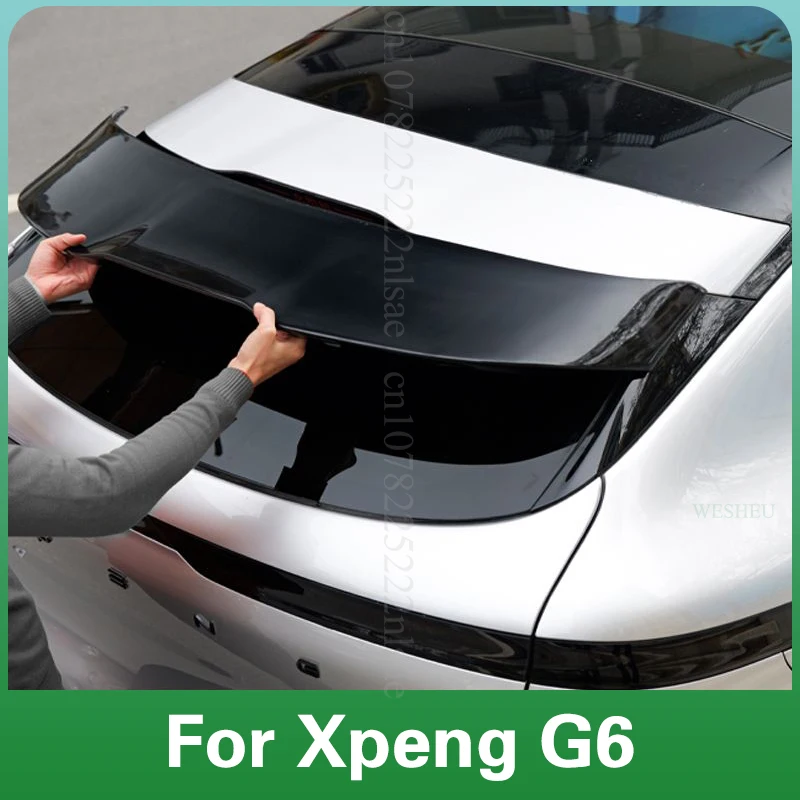 For Xpeng G6 Spoilers Wings Accessories Modified and Upgraded Sports Darth Vader Tail Trim Exterior Stator Wing