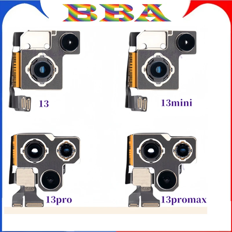 Rear Back Big Camera Apply to For IPhone 13 Pro Max 13Mini 13Pro Tested  Main Camera Module Replacement Lens