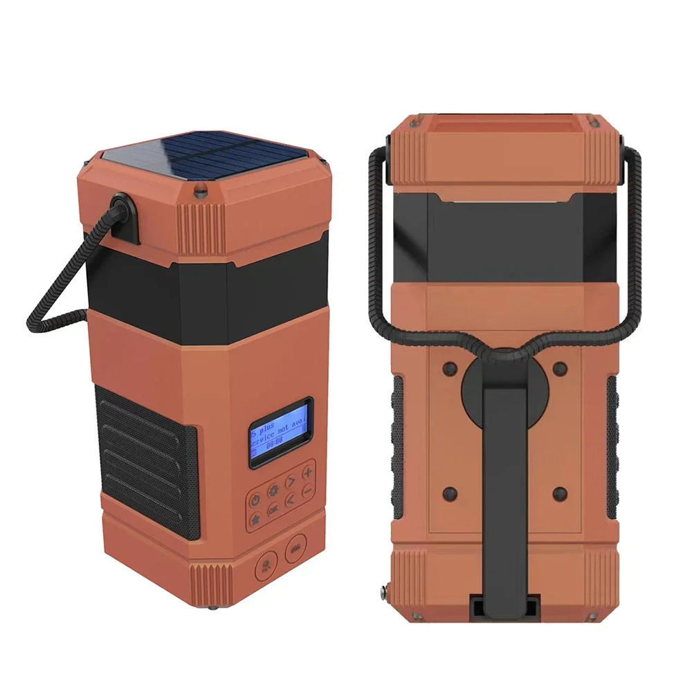 Multifunctional Radio speaker emergency kits outdoor activities camping lantern flashlight waterproof ipx7 Solar bt speakers