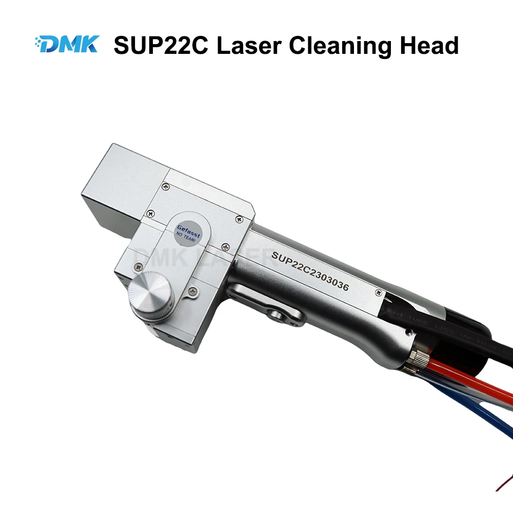 DMK SUP22C Handheld Laser Cleaning Head For CW Laser Cleaning Machine 1000w 1500W 2000w 3000W Metal Surface Treatment