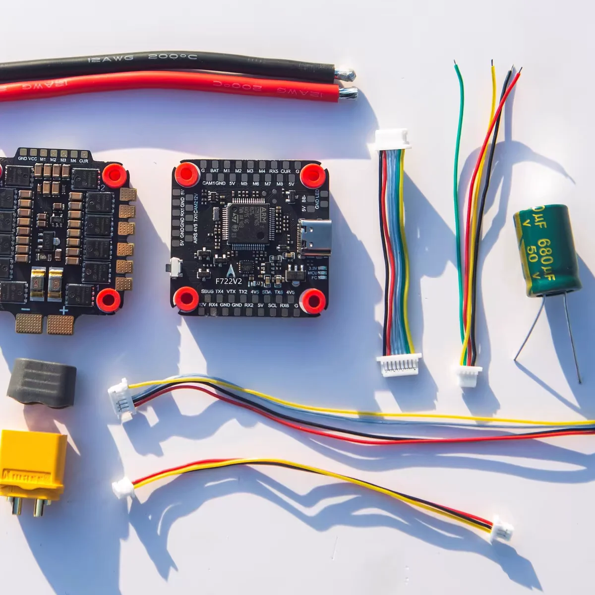 Weichuan F722V3 Flight Controller & 60A 4-in-1 ESC Complete FPV Racing Drone Stack