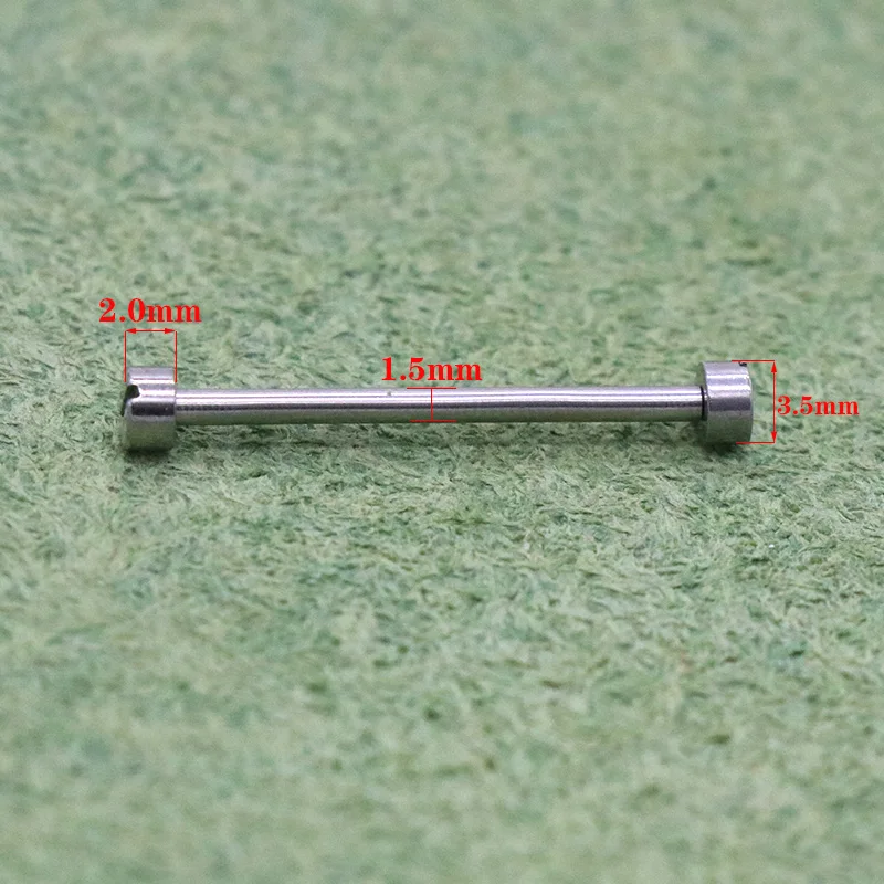 Reloj con accesorios de acero inoxidable con pasador fijo, todo de acero