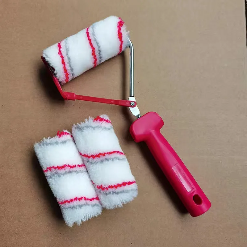 4 Inch Wall Brushes Tackle Roll Decorative Painting Brush Tool Multifunctional Paint Roller Brush Corner Drum Brush