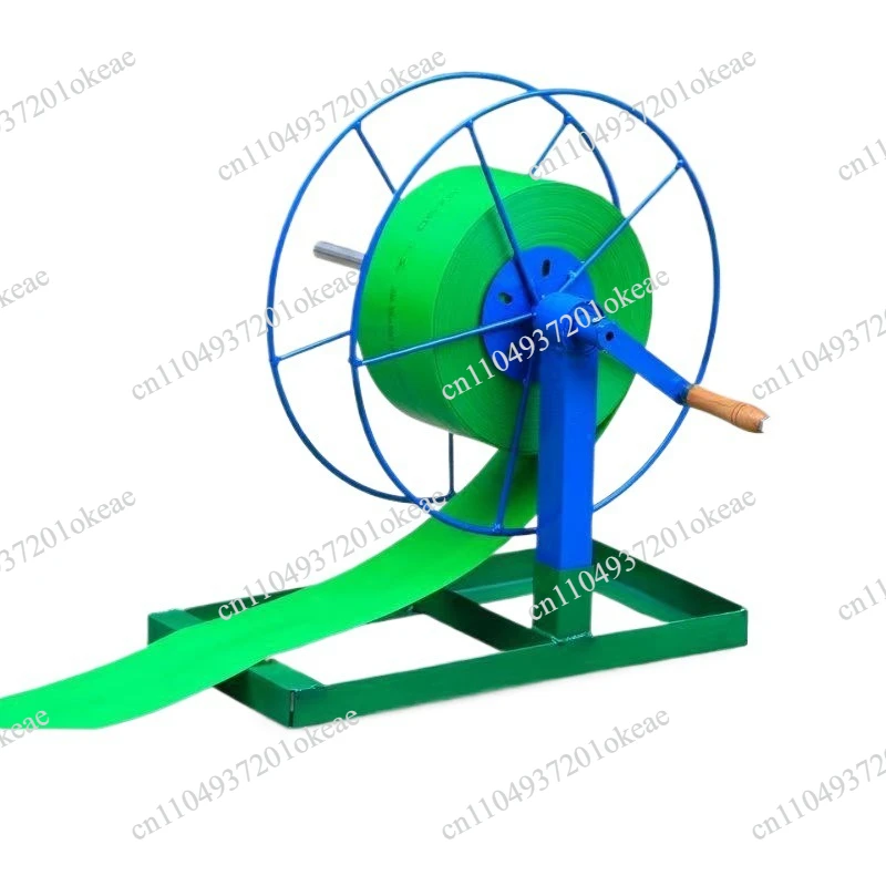 Farmland water pipe winding device Hand crank household water hose retractor Irrigation retractable pipe