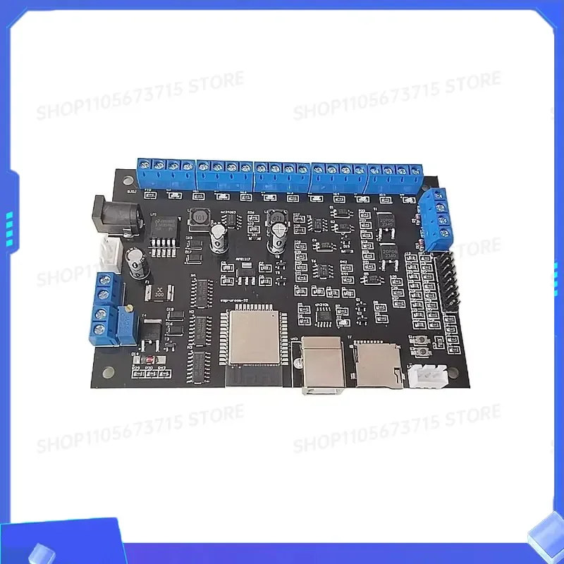 for CNC GRBL 6 Axis Breakout Board Control Panel USB Motion Card ESP32 WiFi 32bit CPU Similar to Mach3 Router Controller DIY