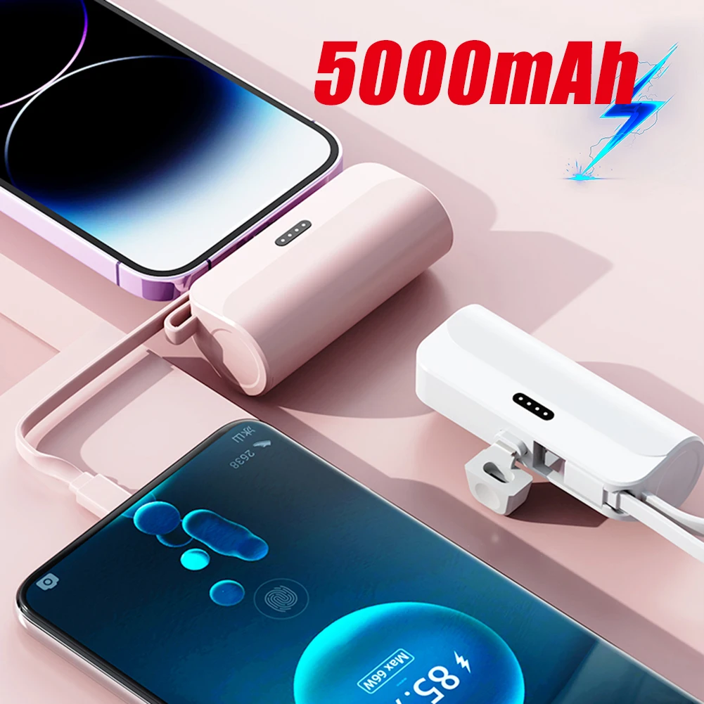 Power Bank 10000mAh Portable Charger Fast Charge Phone Spare External Battery Mini PoverBank For iPhone Xiaomi Samsung Huawei
