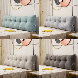 80x40x12cm Simple Headboard Sleeping Cushion Removable Washable Lumbar Backrest Dormitory Bedroom Decor Reading Cushion 독서 쿠션