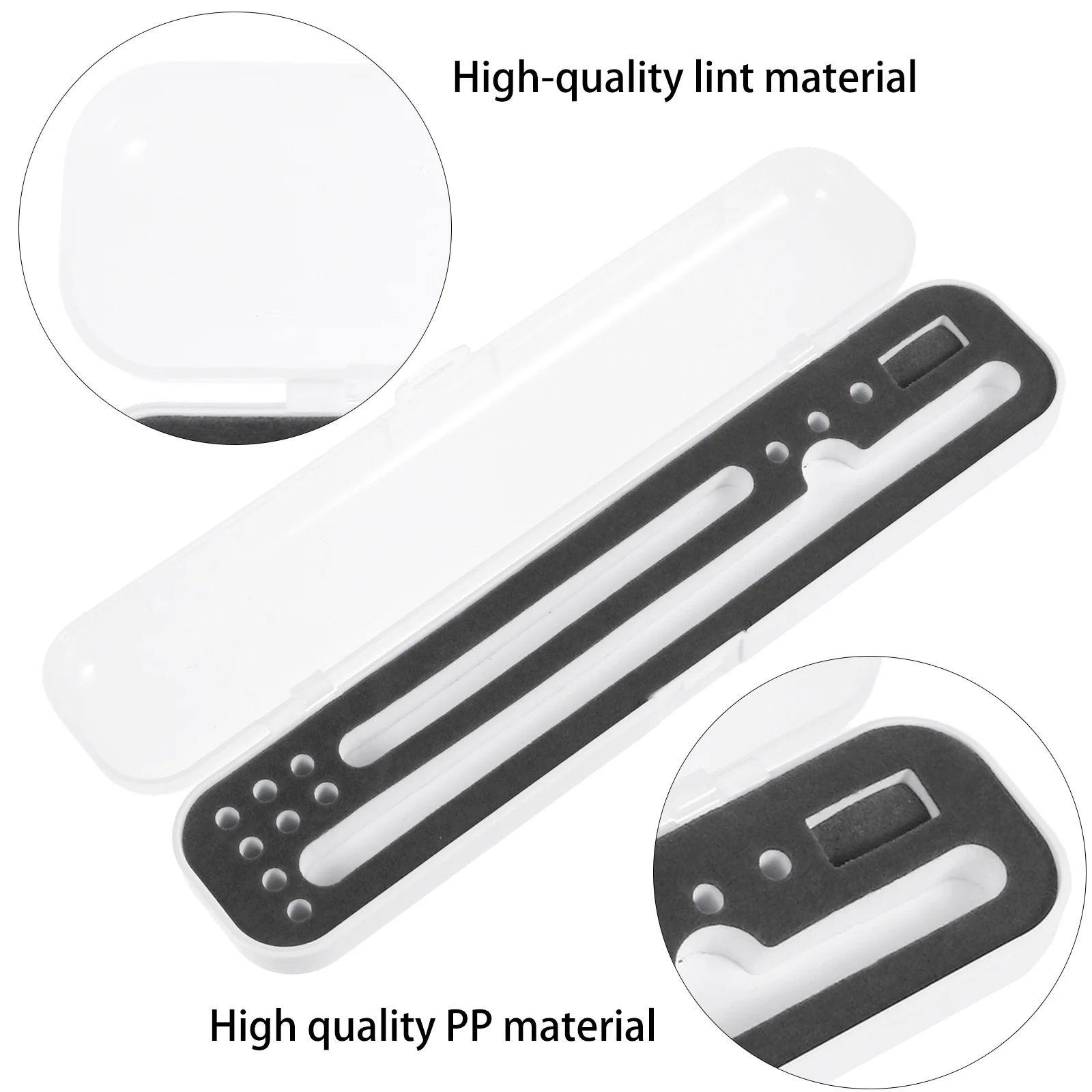 صندوق أقلام مع حافظة لقلم الرصاص 1 2 حامل قلم متعدد فتحات منظم تخزين صديق للبيئة تصميم مشبك للكمبيوتر اللوحي