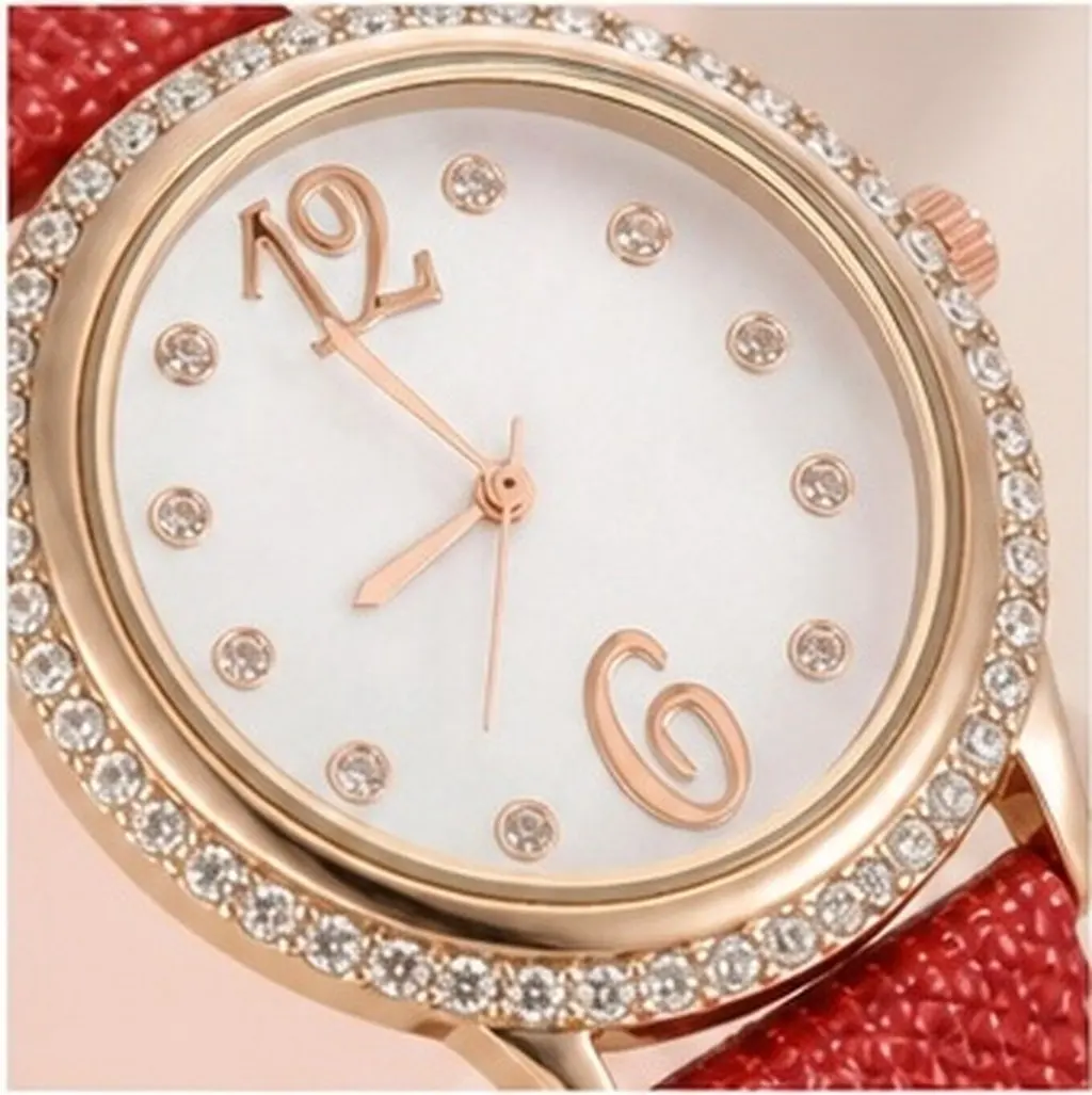Oval Shape Diamond Studded Women Quartz Wristwatch Fine Workmanship Charm Design Lightweight Stylish Lady Watch Birthday Gift