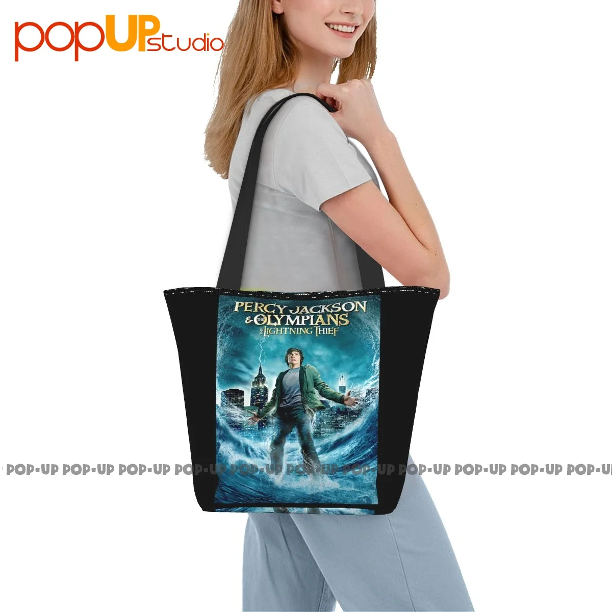 Дорожные сумки Percy Jackson с молнией и изображением кражи, сумка для ланча, Экологически чистая сумка для покупок