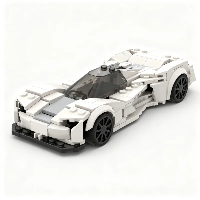 

298pcs MOC City Champions Dodge SRT Tomahawk Vision Gran Turismo Model Building Blocks Architecture Toy Christmas Gift Birthday