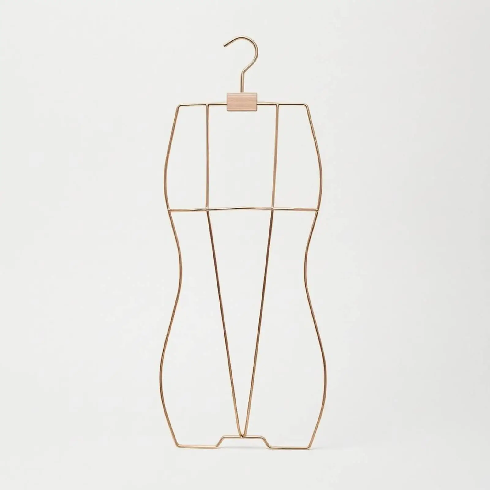 Adult Bathing Suit Display Metal Hanger for Closet Garment Storage Contoured Wire Body Shaped