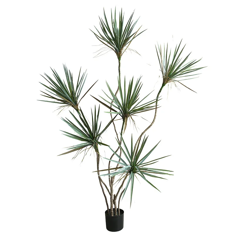 Simulated green plants Jimlan potted tropical plants shopping mall decorative ornaments fake trees green plants landscaping view