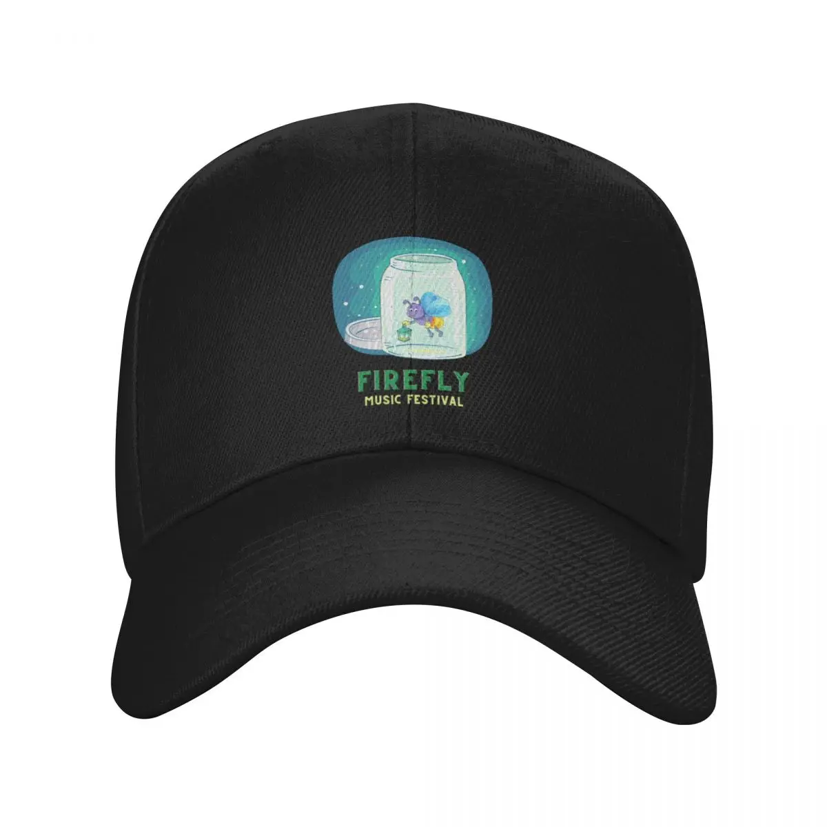 firefly music festival Baseball Cap Sunscreen Fashion Beach New In The Hat Sun Hat For Children Men's Hats Women's