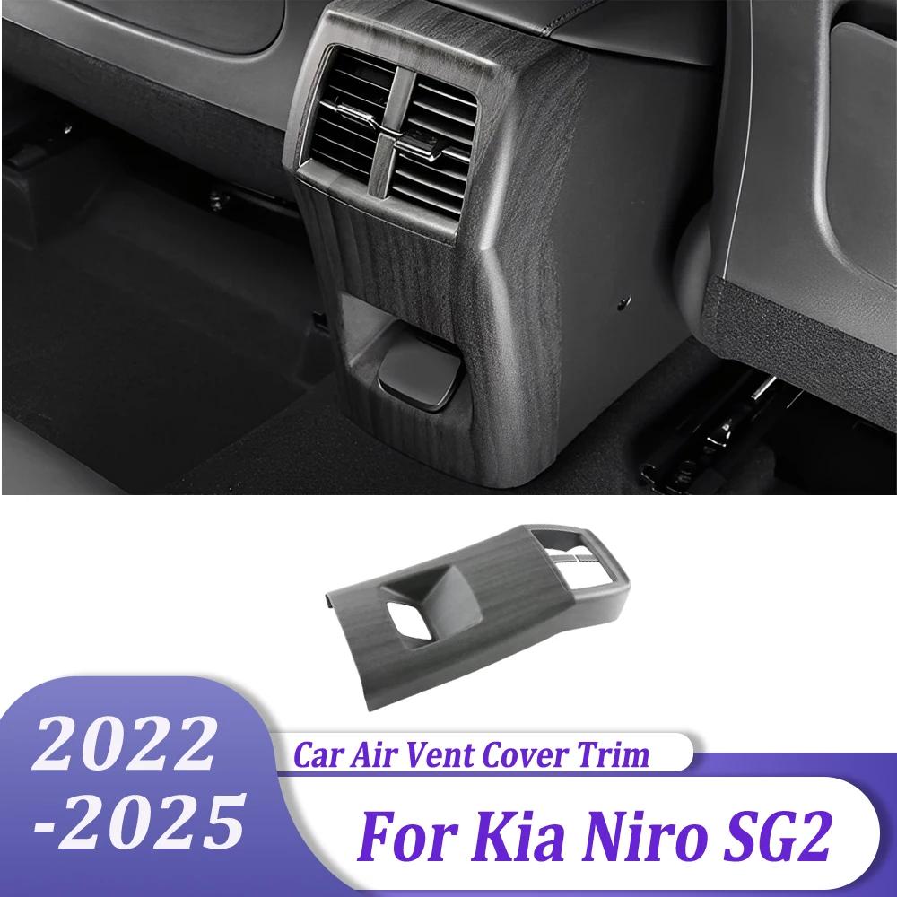 

Armrest Rear Air Conditonnal Vent Outlet Cover Trim Decoration Interior Accessories For Kia Niro 2022 2023 2024 2025