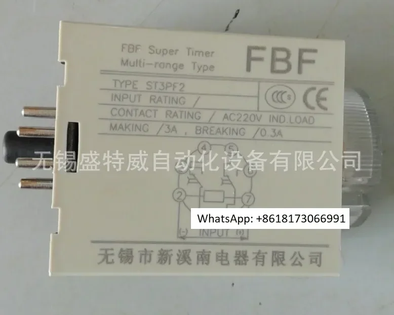 Original stock FBF ST3PF2 0~60s 5S 10S 30s AC36V 110 220V time relay