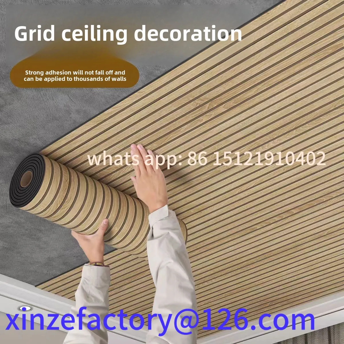 

Customizable 40cm X 3m PVC thickened wall sticker self-adhesive waterproof moisture-proof decorative