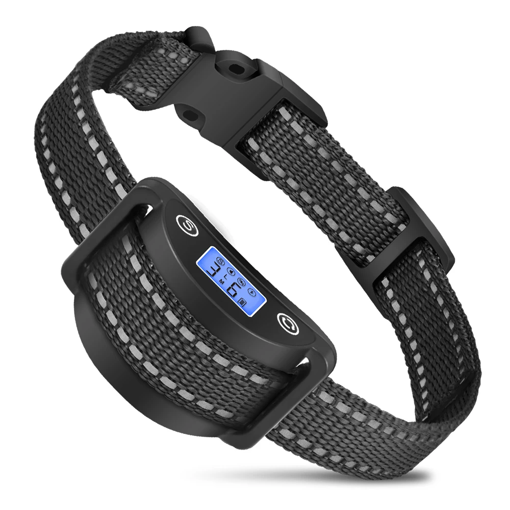 

Automatic Voice Control Anti Bark Train Collar Electronic Vibration Bark Stopper Dog Supplies Training Collars Pets Accessories