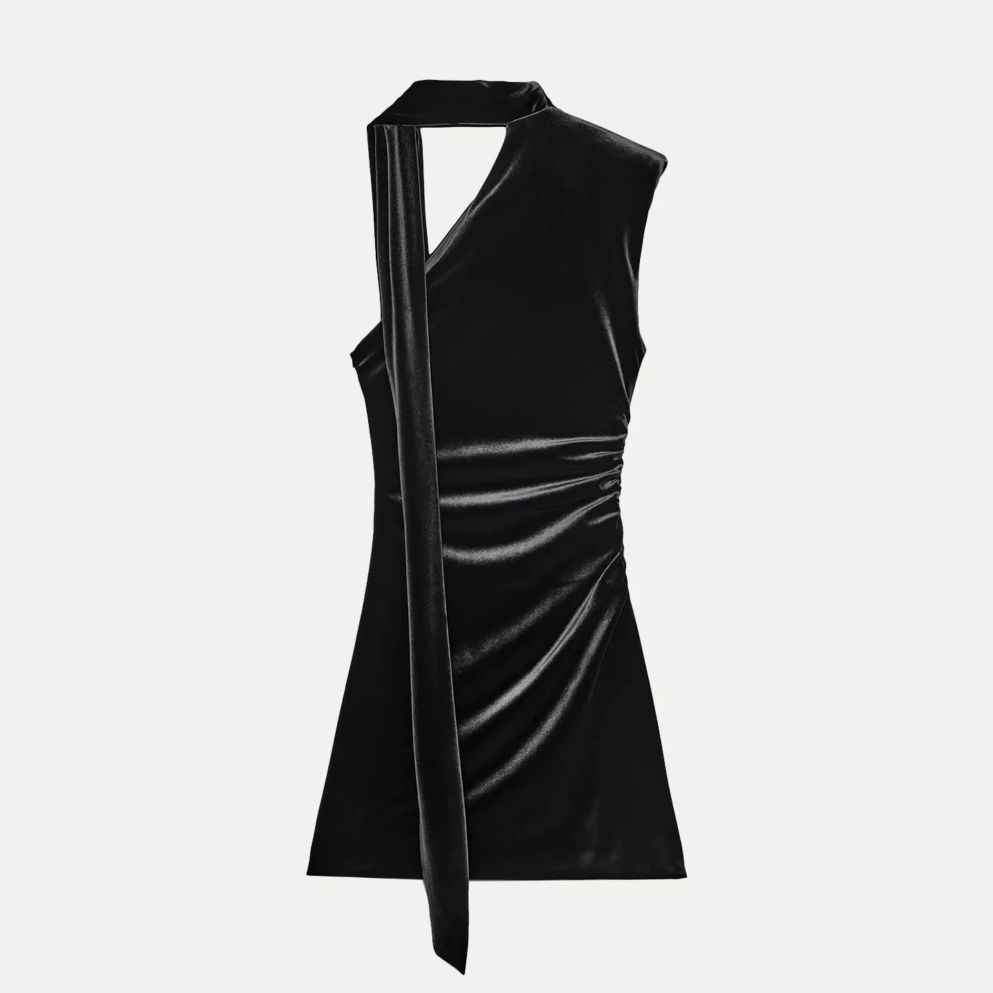 Ele lenço de veludo ort Dr Faionable vestido feminino Z nova temporada de outono 2025 Svel Slim Fit uso diário