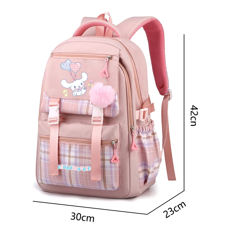 Sanrio Cinnamoroll Backpack Children Girl Black Blue Boy Schoolbag Kawaii Student Anime School Bag Laptop Travel Bag Toy Gift