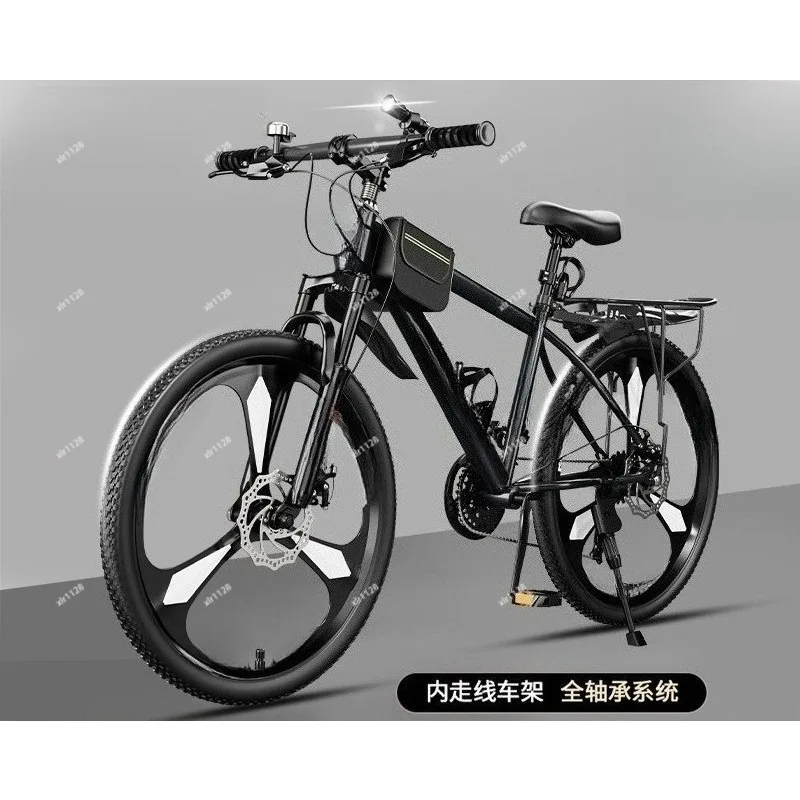 Adult Mens Variable Speed Mountain Bike Off‑Road Bicycle for Daily Commuting Campus Racing Use