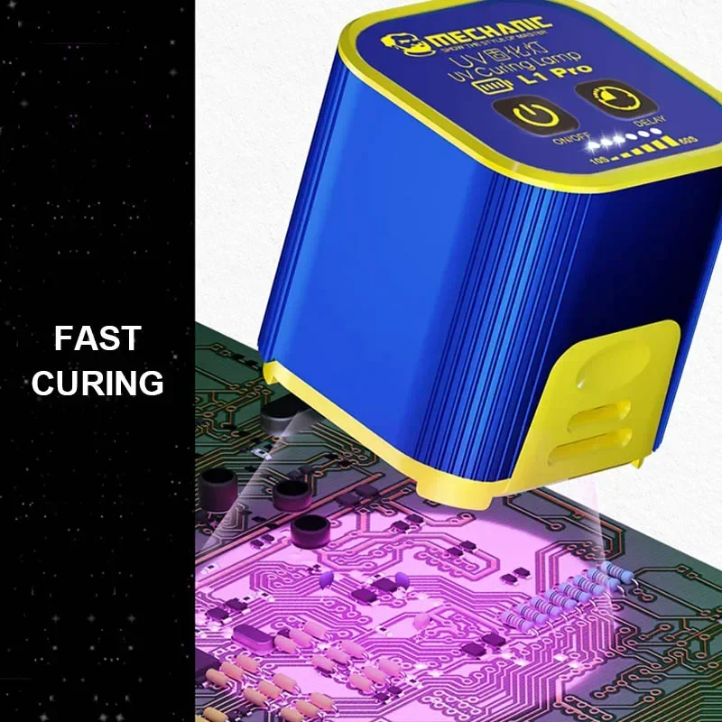 5in1 MECHANIC L1 Pro UV Curing Lamp UV Curing Solder Mask Ink Soldering Paste Weld Flux for Motherboard Welding Repair