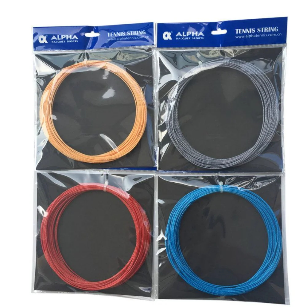 Hard Line Tennis String, Polyester Wire, Hexagonal Rotating Thread, 12m