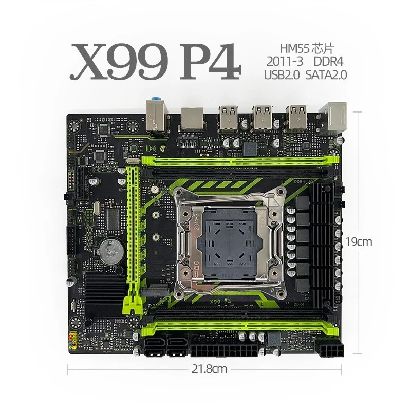 Computer main board X99-P4 2011-3 main board Support desktop ECC server DDR4 X99 2660V3 2680V4