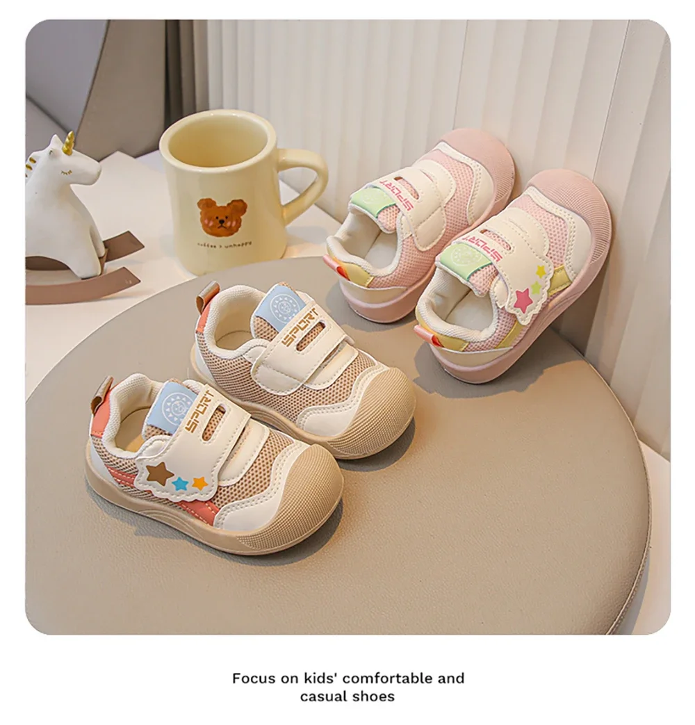 

Ergonomics Non-slip PU Leather Sport Soft-soled Toddler Shoes Children's Trend Kds Fashion Kids Running Shoes Boy Girl Sneakers