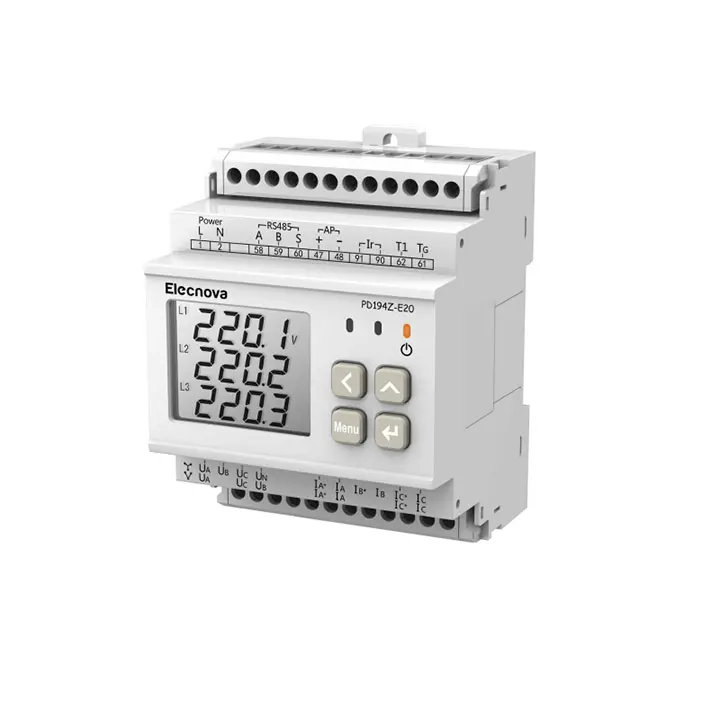 Custom or standard good price three phase multifunction energy meter/three phase digital din rail mounted power meter