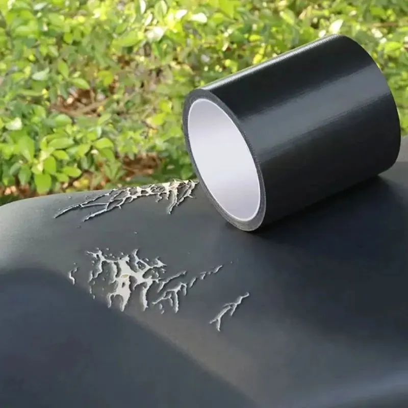 Cloth Base Tape High Viscosity Multifunctional Seat Cushion Sofa Chair Black Leather Repair Waterproof Tape