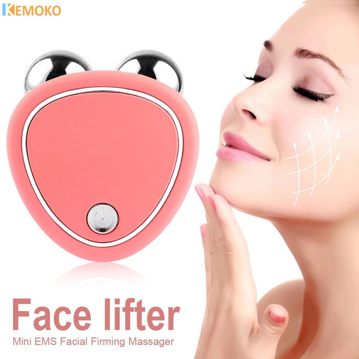 EMS Facial Massager Microstroom Face Lifting Machine Roller Verjonging Schoonheid Huidverstrakking Anti Rimpel Schoonheidsapparaten