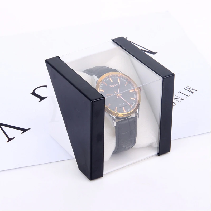 Creative Portable Watch Storage Box Watch Display Box For Women Men Travel Storage Box Plastic Transparent Jewelry Display Case