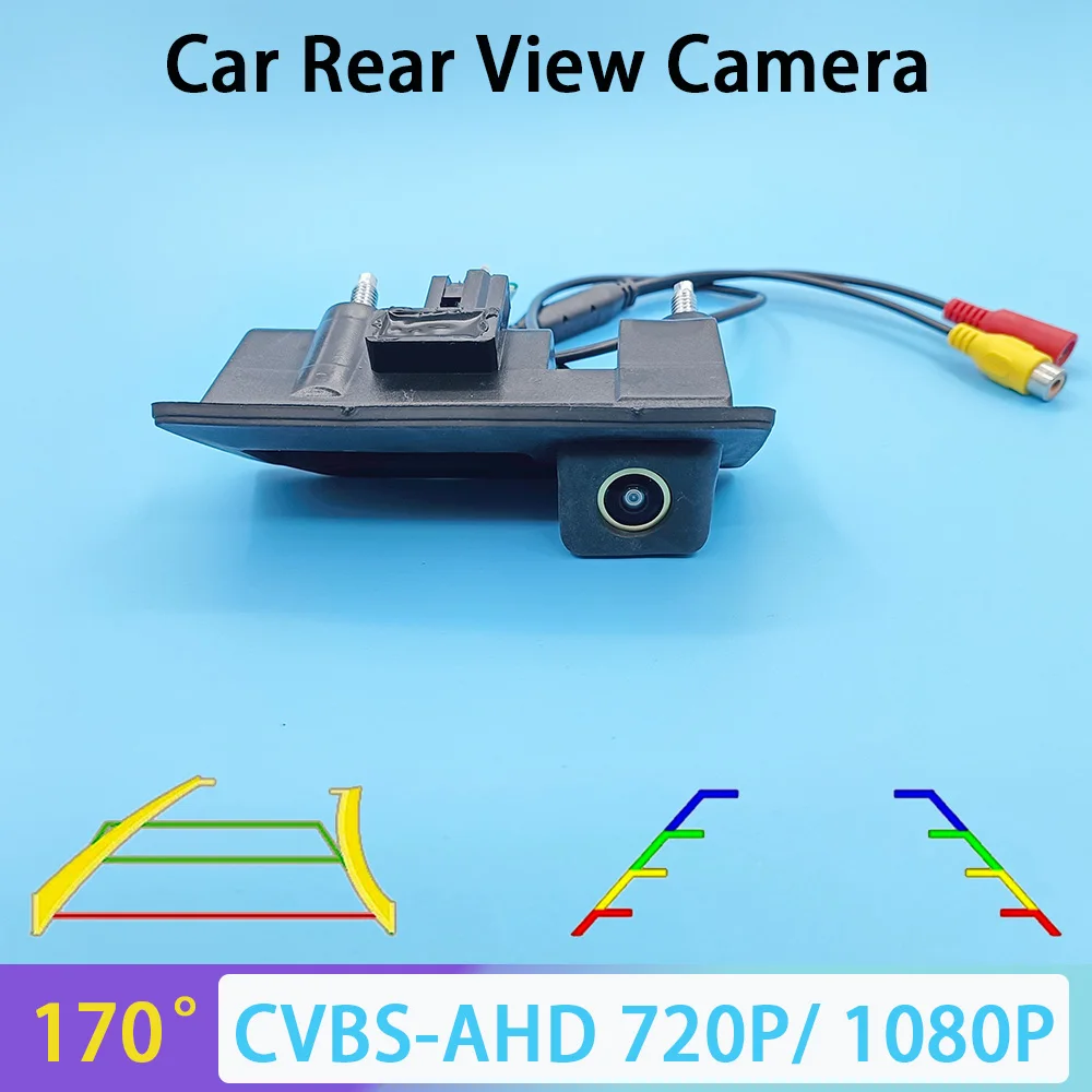 

AHD 1080P Car Rear View Camera for Volkswagen Golf Passat B7 B6 Tiguan Jetta MK6 Audi A3 A4 A5 Q5 Trunk Handle Track/Ruler CCD