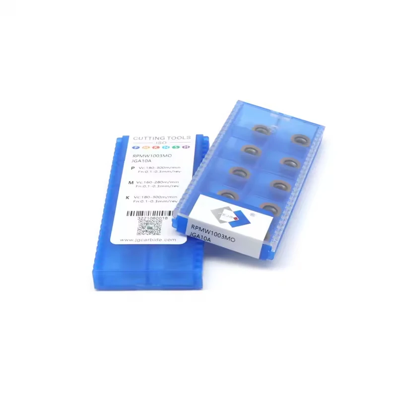 10 шт. RPMT RPMW RPMT08T2MOE RPMT10T3MO RPMT1204MO RPMW1003MO RPMW10T3MO JGA10A JGA20F JGA20H CNC токарный Карбид фрезерные вставки
