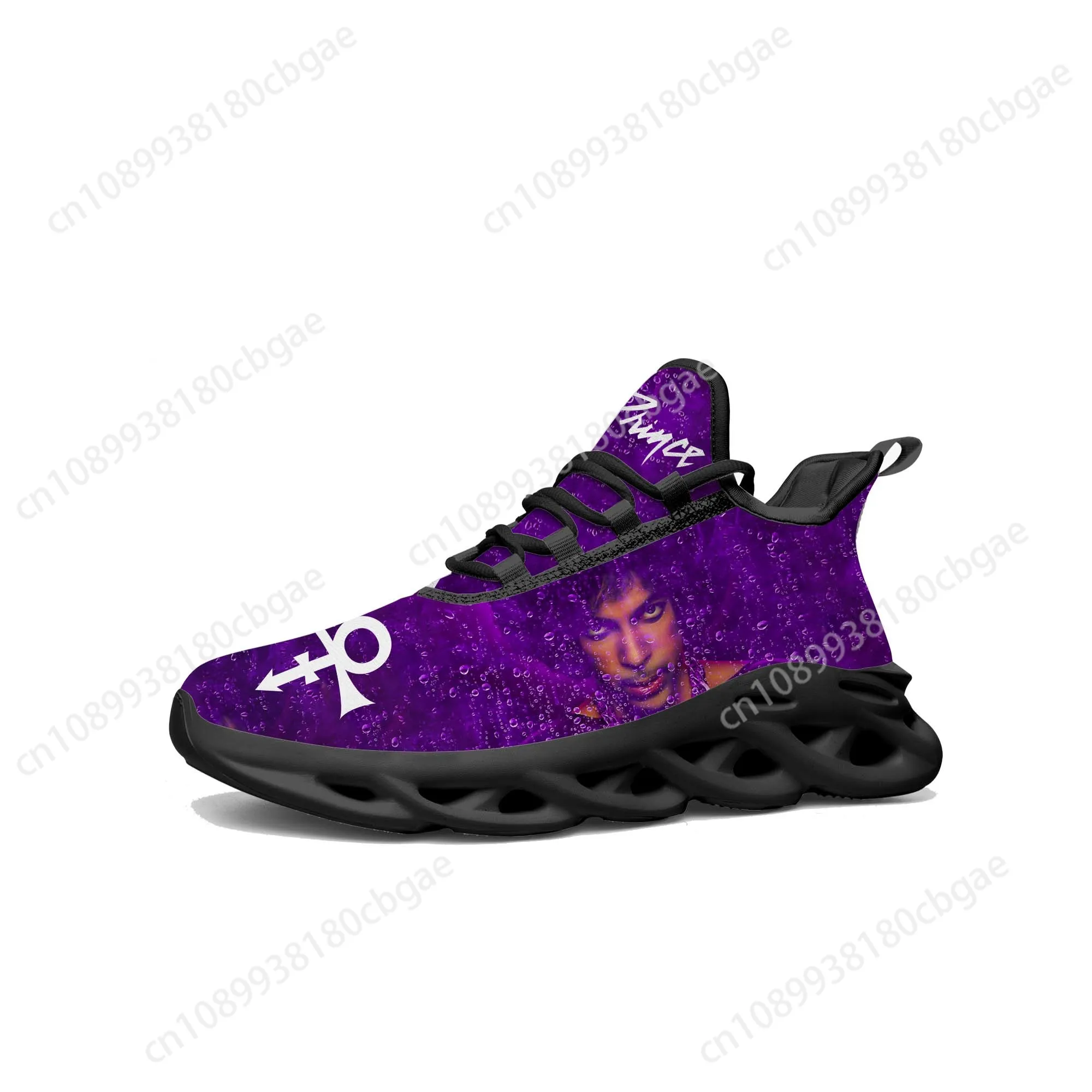 Prince Rogers Nelson Purple Rain Flats Sneakers Mens Womens Sports Running Shoes High Quality DIY Sneaker Customized Shoe