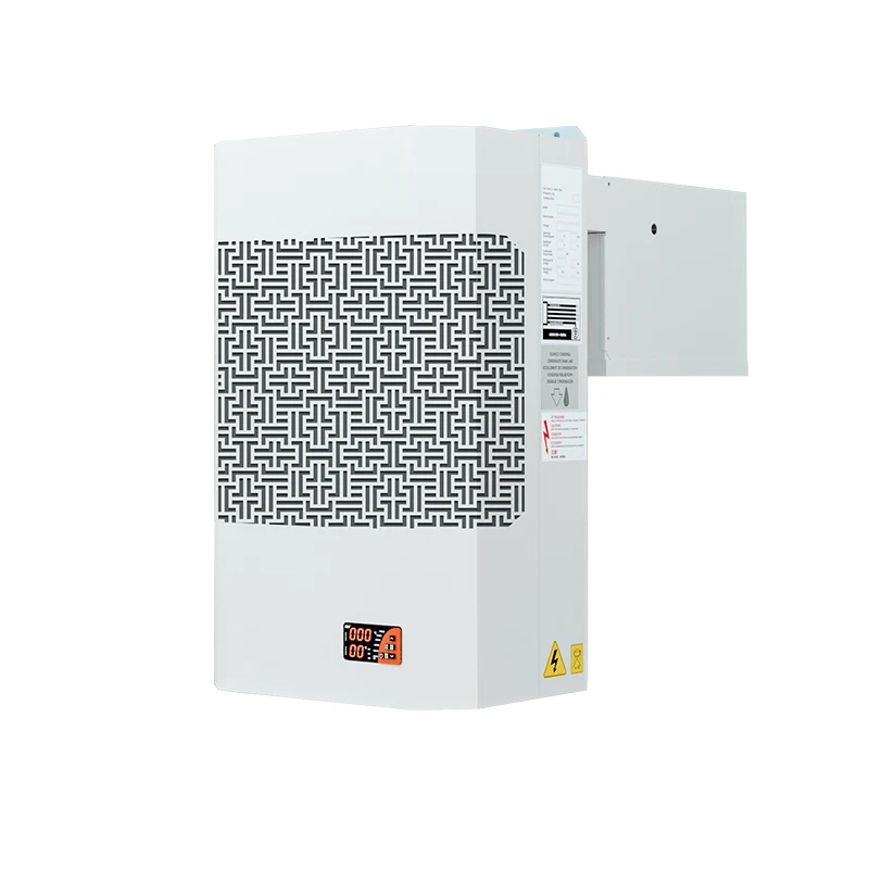 Cold chamber compressor wall-mounted integral refrigeration condensing device
