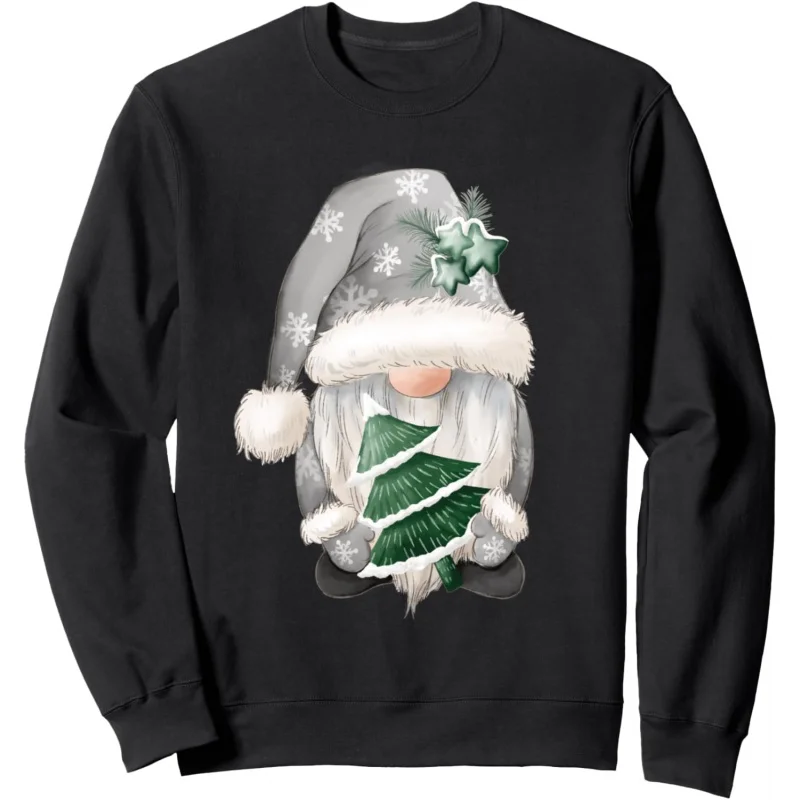 Winter Gnome Christmas Tree Matching Family Design Sweatshirt