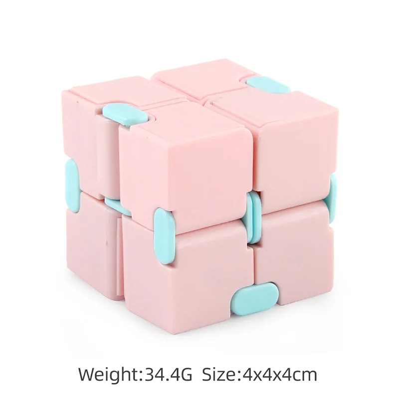 Infinity Cube Fold Fidget Toy Square Plastic Magic Cube Office Flip Cubic Puzzle Vent for Kid adhd Autism Fast Delivery Products